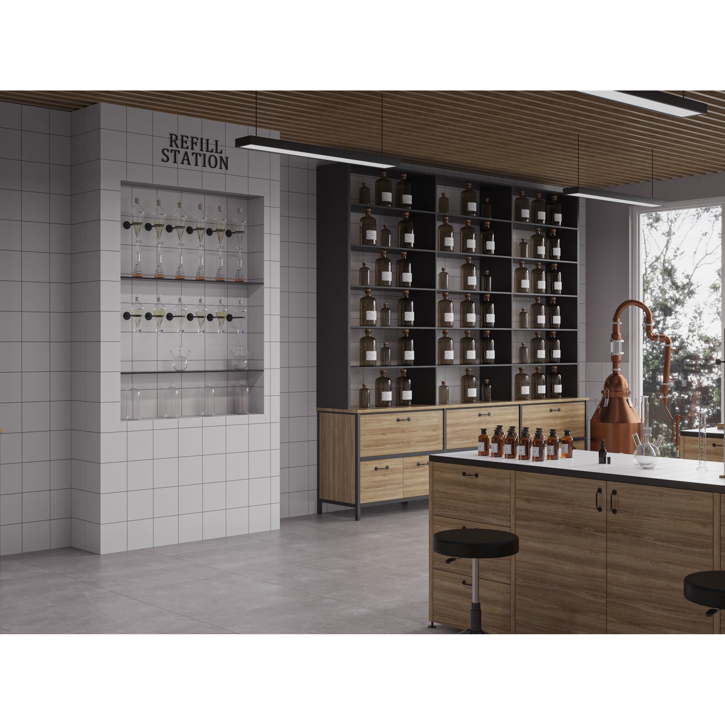 Perfume Laboratory - Game-Ready 3D Model - View 4