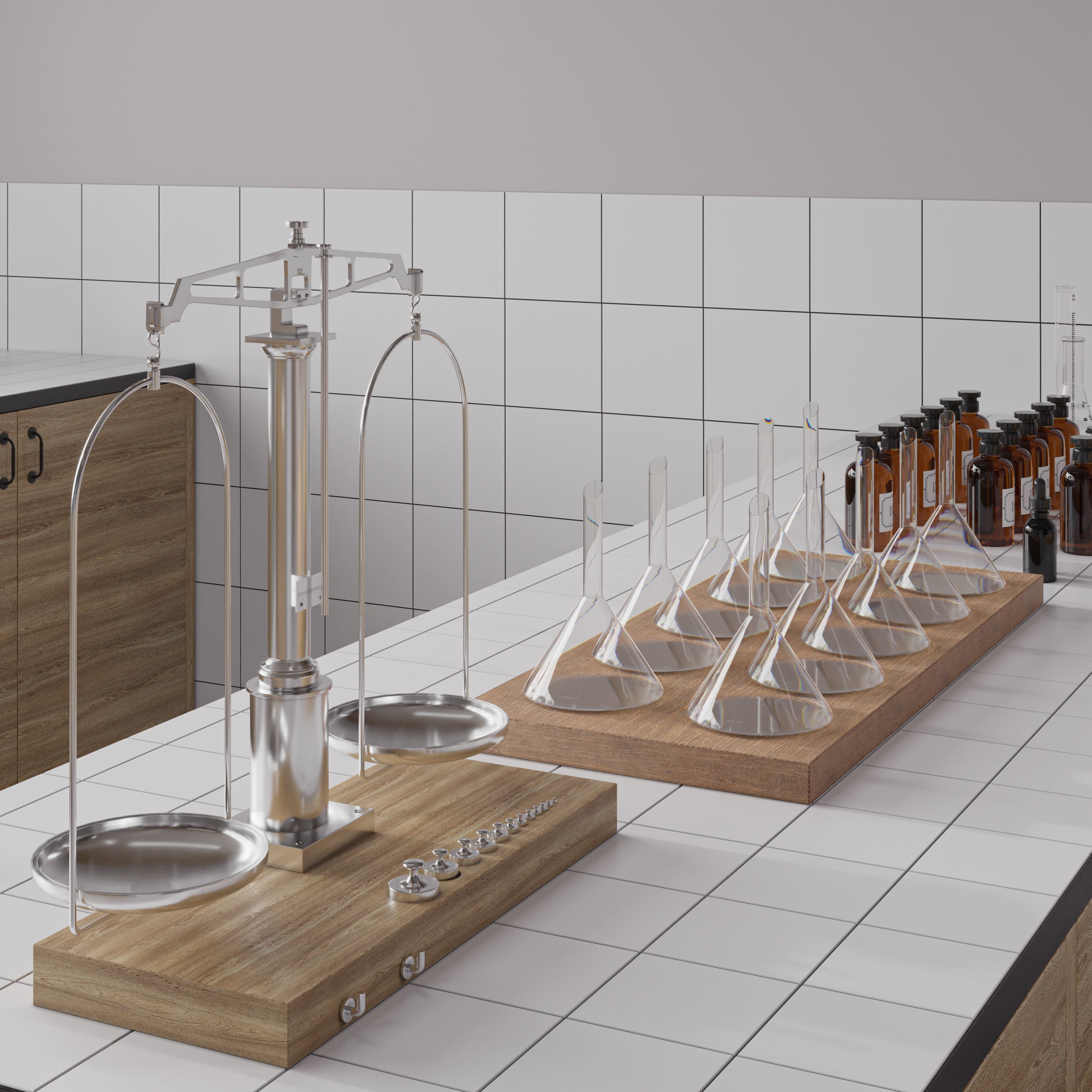 Perfume Laboratory - Game-Ready 3D Model - View 5