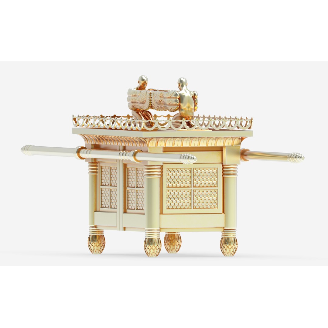 Ark of the Covenant 3D Model – High-Quality Historical Asset, PBR
