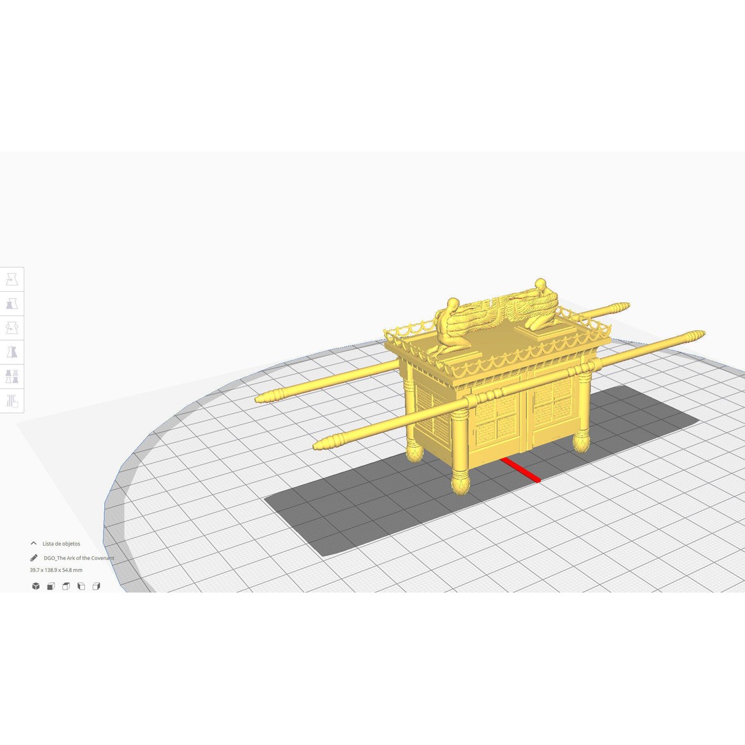 Ark of the Covenant 3D Model – High-Quality Historical Asset, PBR - View 13