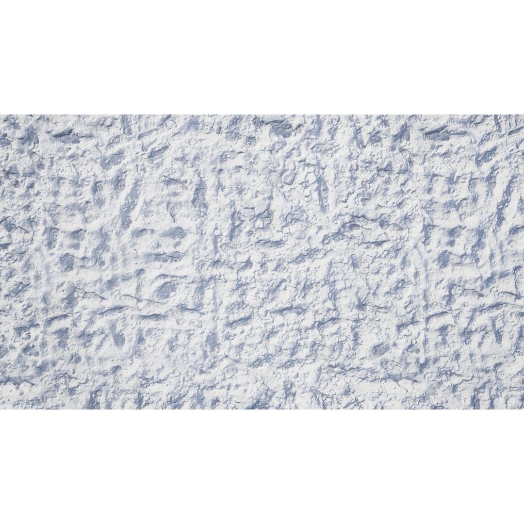 Snow Area Materials 3D Model – Low Poly PBR Textures, UE Compatible - View 7
