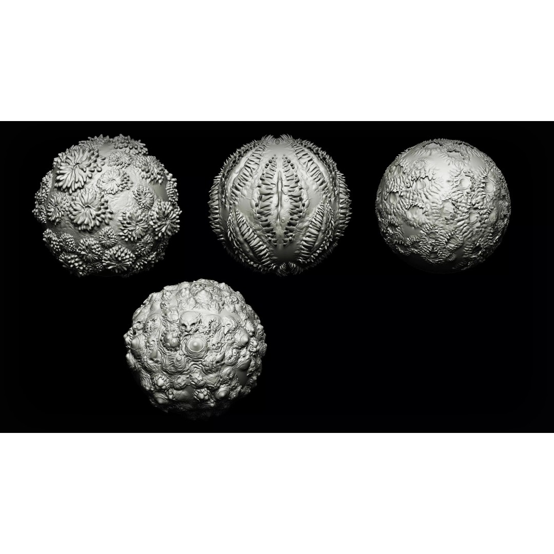 Infection and Diseases 3D Model – VDM Brush Pack for Zbrush & Blender