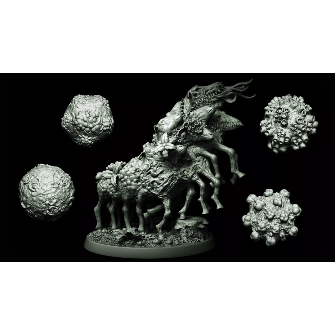 Infection and Diseases 3D Model – VDM Brush Pack for Zbrush & Blender - View 4
