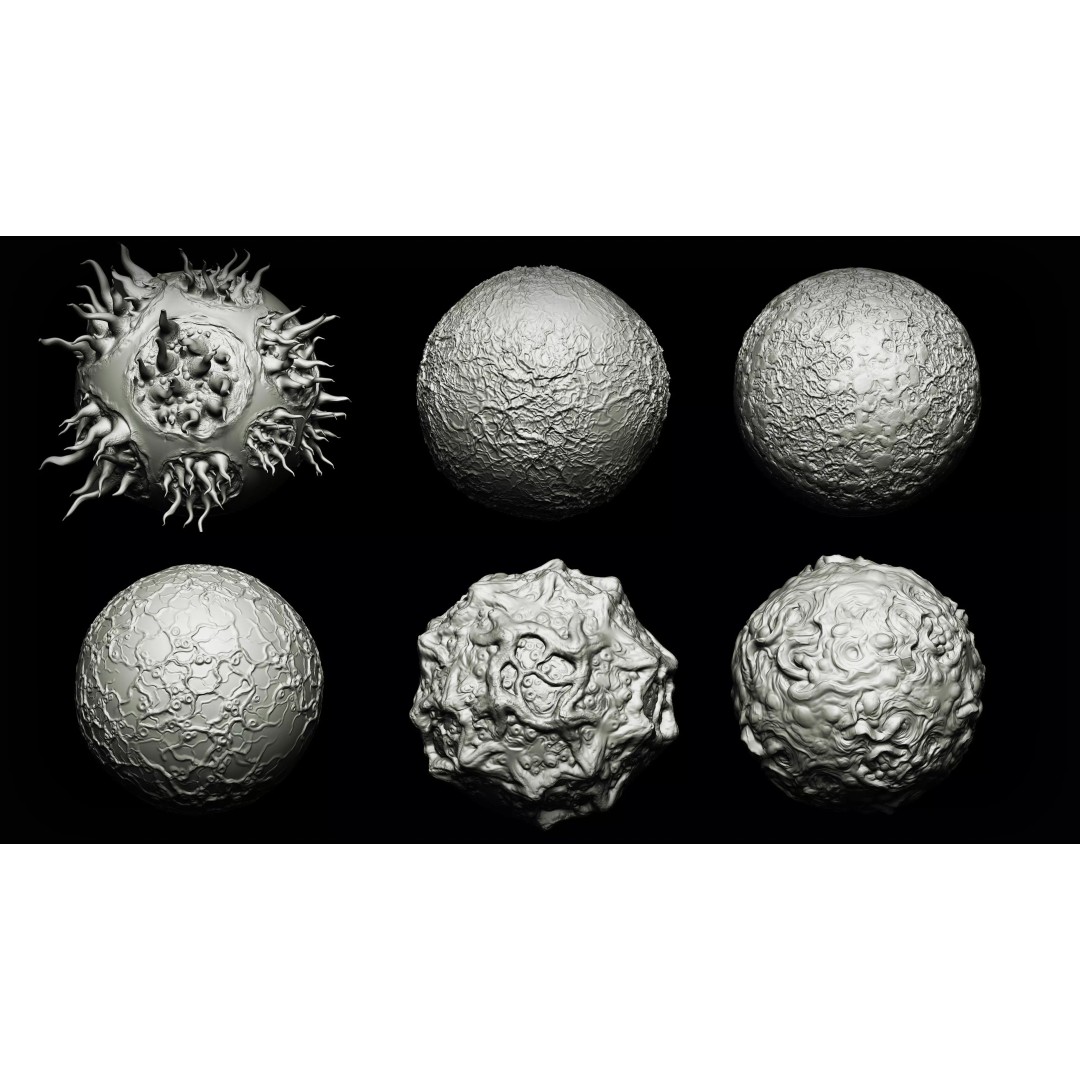 Infection and Diseases 3D Model – VDM Brush Pack for Zbrush & Blender - View 8