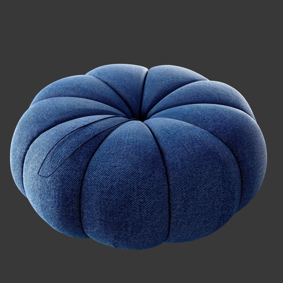 Denim Fabric 3D Model – Smart Materials Collection, Substance Painter - View 8