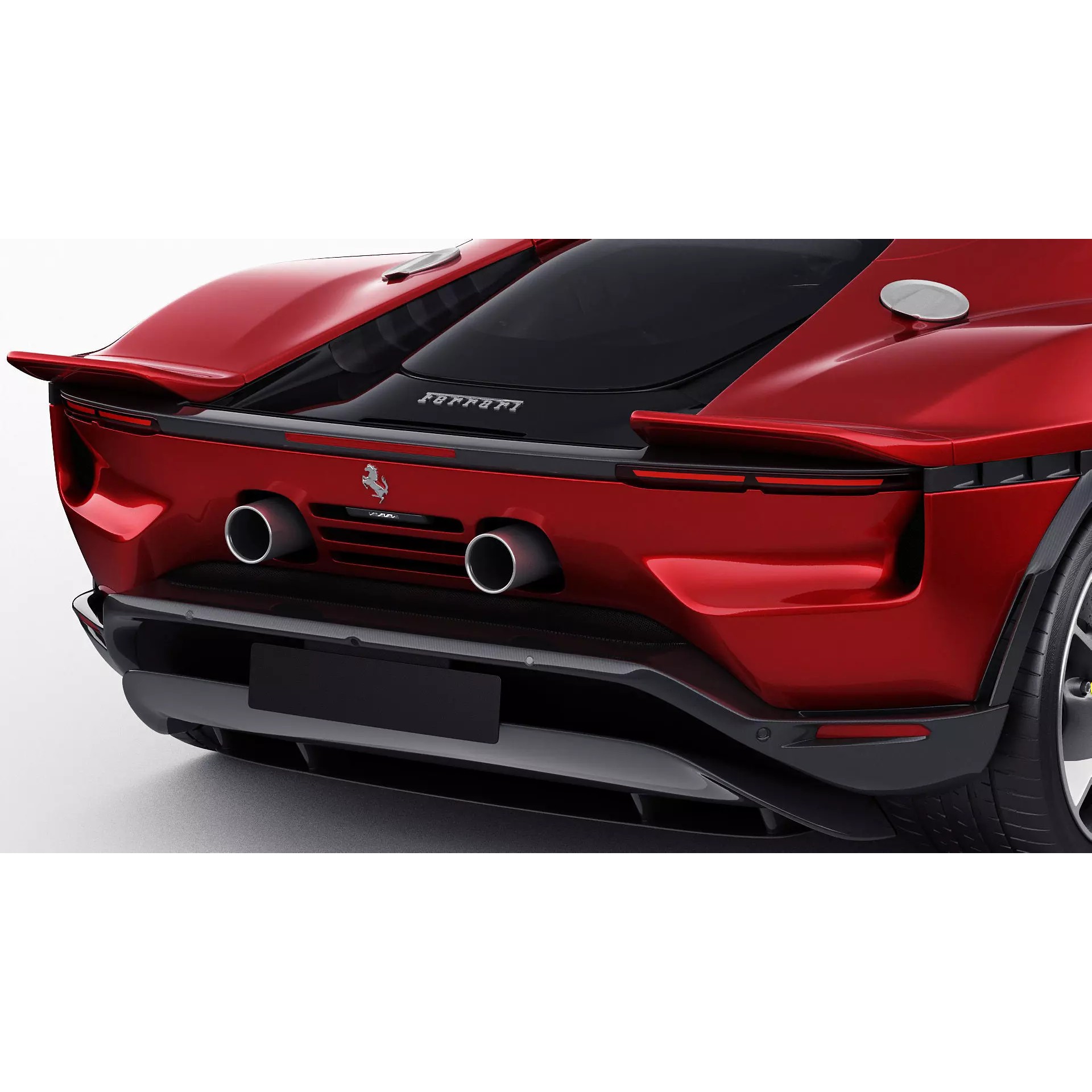 Ferrari 849 Testarossa - Detailed Game-Ready 3D Model - View 11