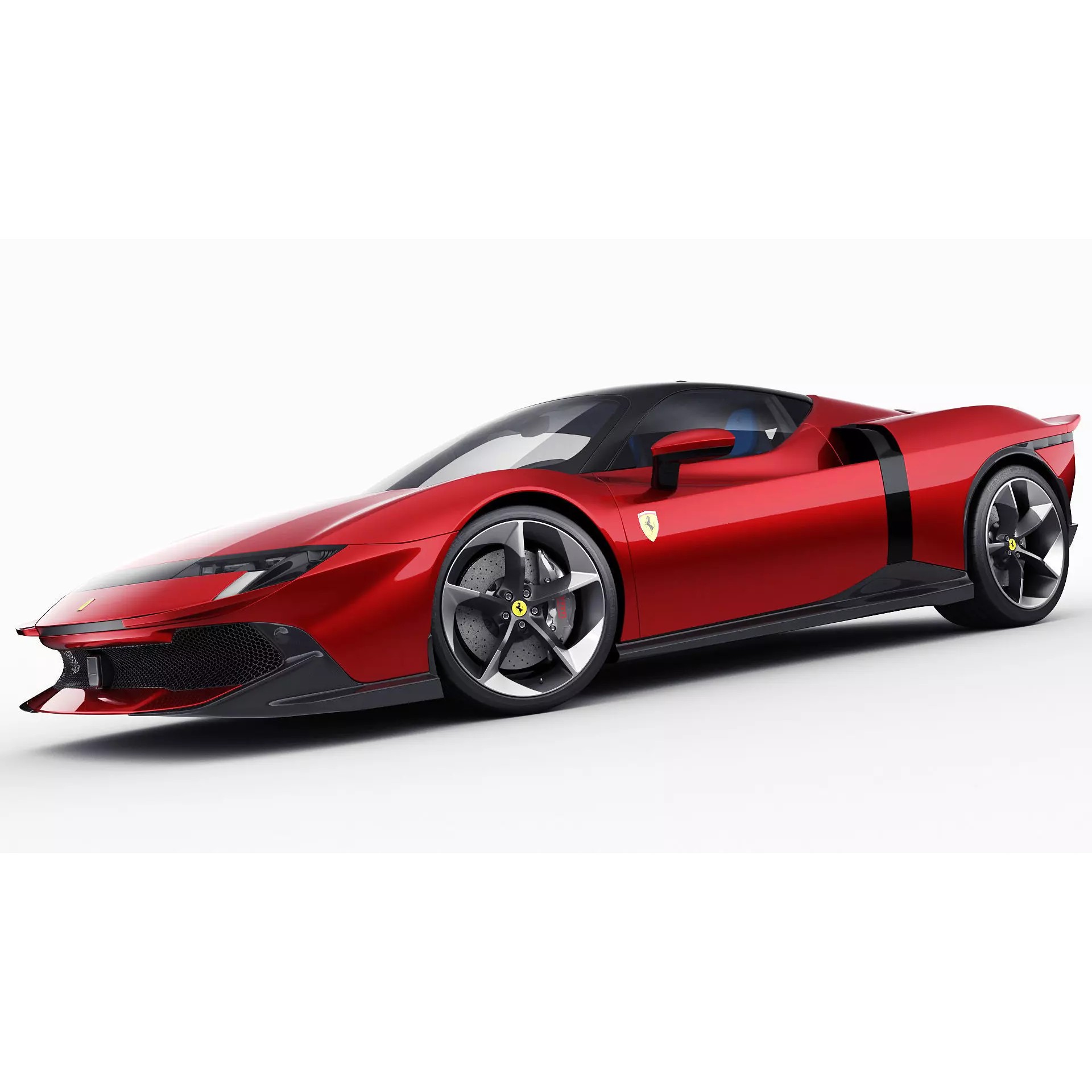 Ferrari 849 Testarossa - Detailed Game-Ready 3D Model - View 15