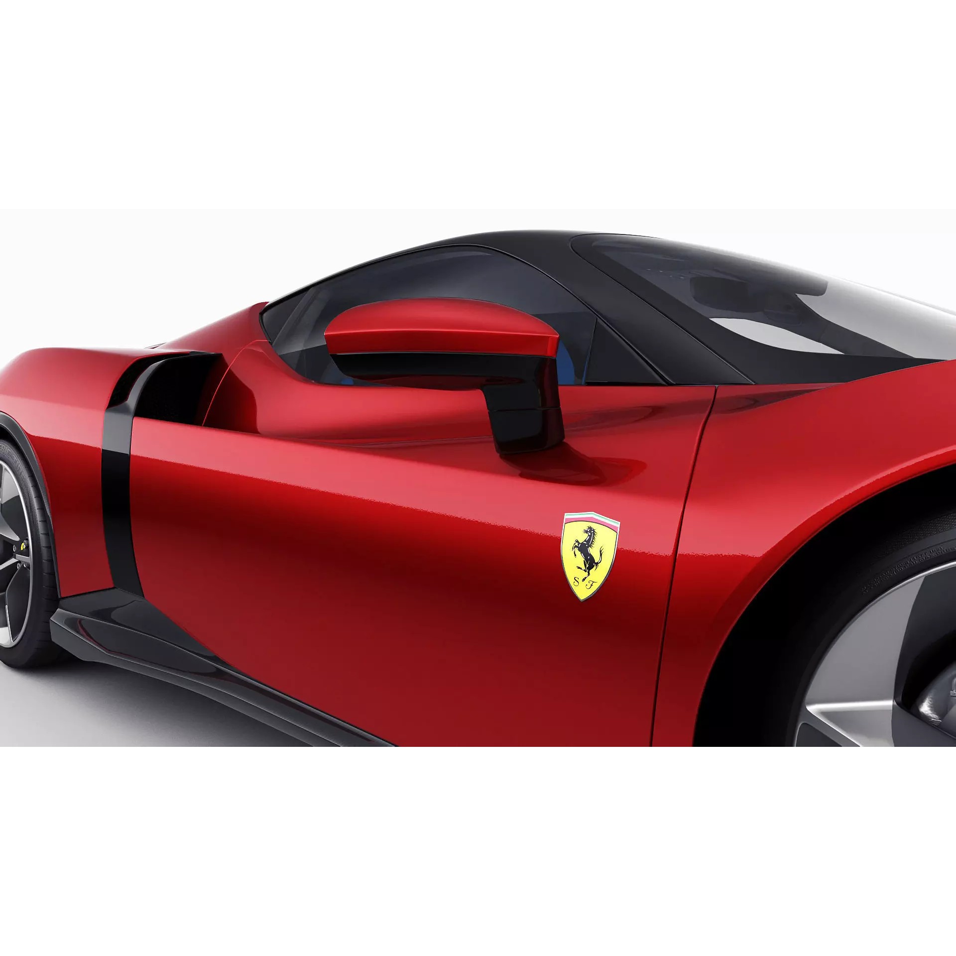 Ferrari 849 Testarossa - Detailed Game-Ready 3D Model - View 18