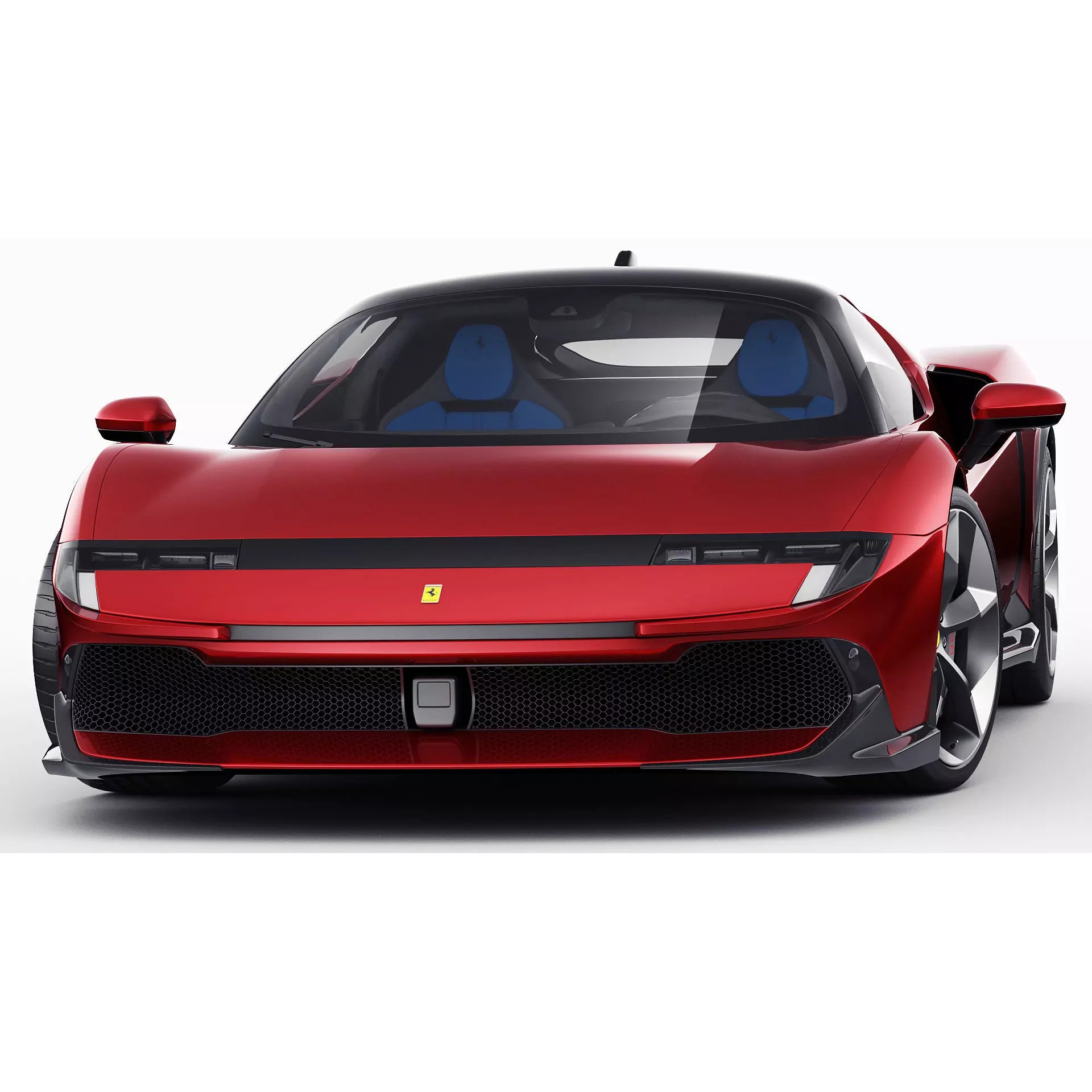 Ferrari 849 Testarossa - Detailed Game-Ready 3D Model - View 20