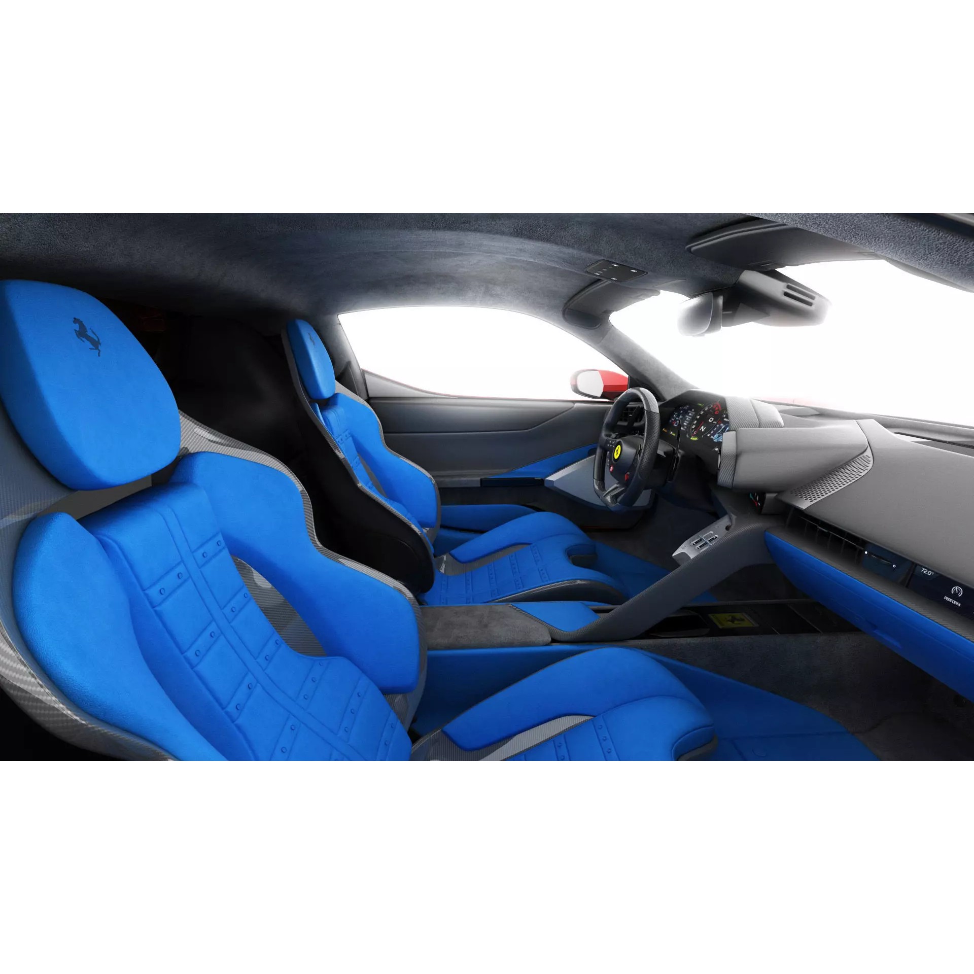 Ferrari 849 Testarossa - Detailed Game-Ready 3D Model - View 26