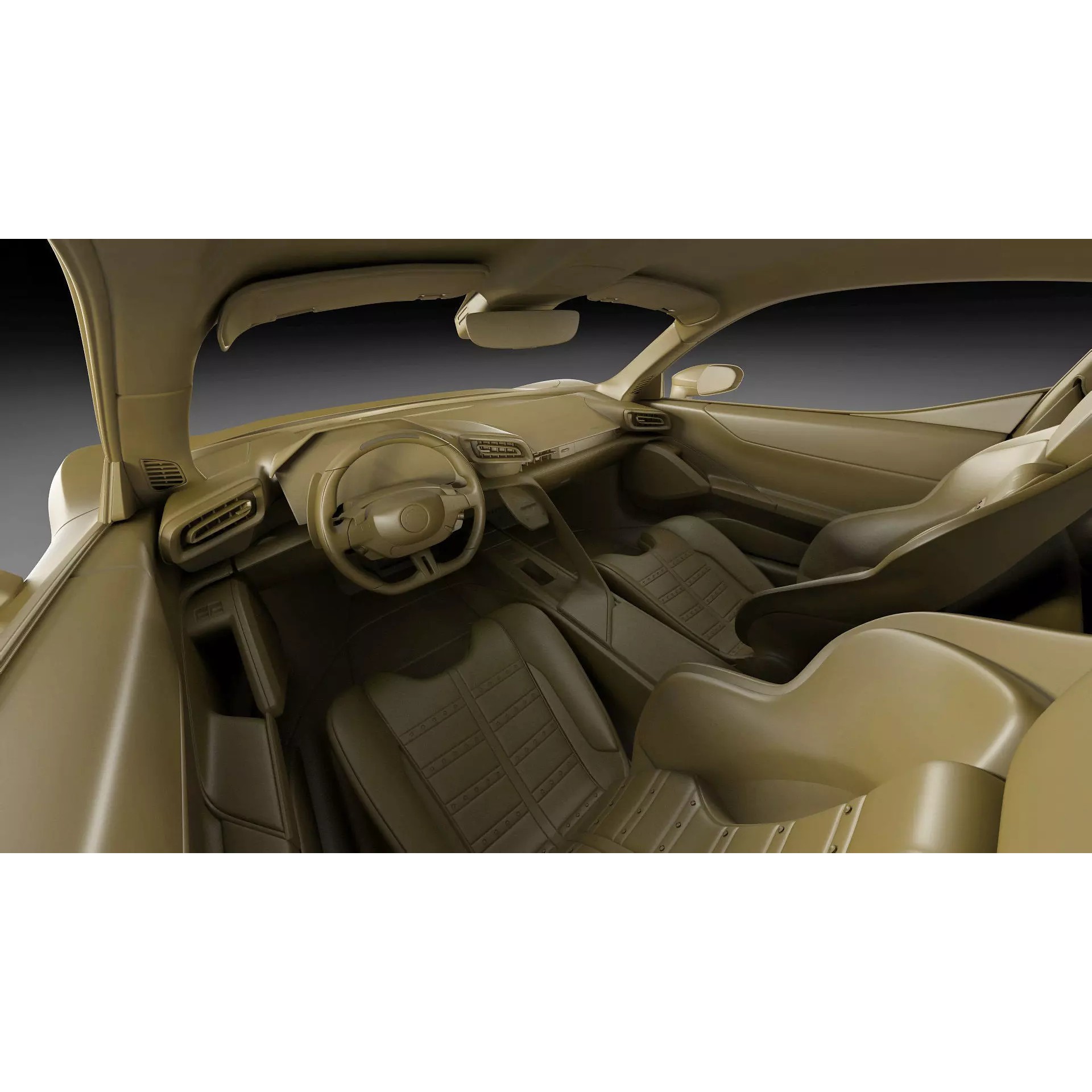 Ferrari 849 Testarossa - Detailed Game-Ready 3D Model - View 35