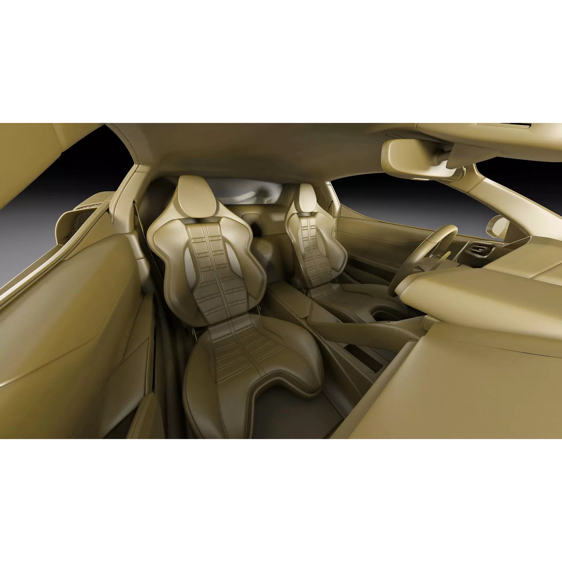 Ferrari 849 Testarossa - Detailed Game-Ready 3D Model - View 36