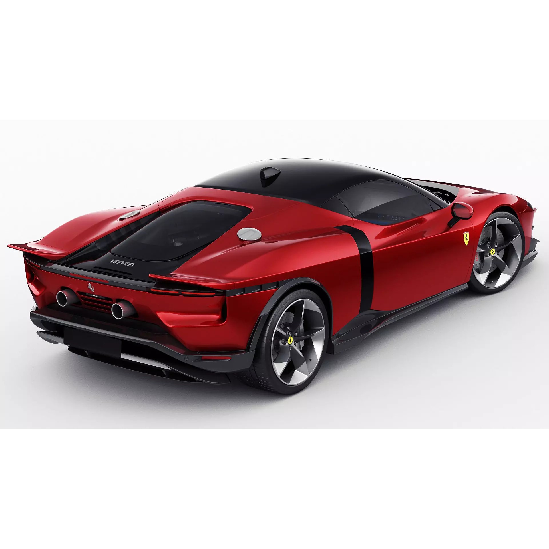 Ferrari 849 Testarossa - Detailed Game-Ready 3D Model - View 5