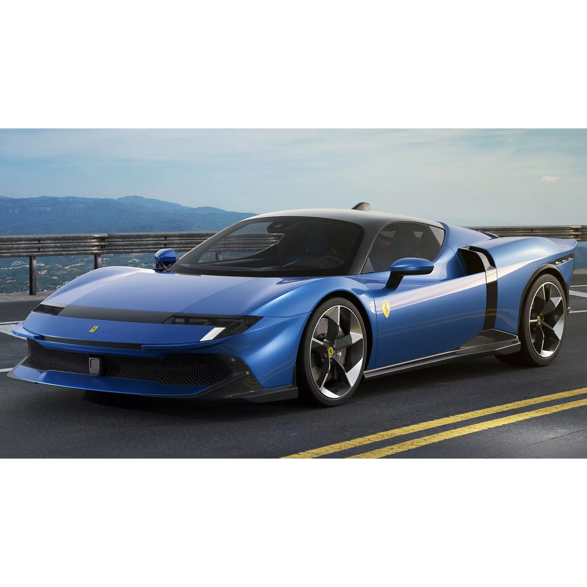 Ferrari 849 Testarossa - Detailed Game-Ready 3D Model - View 6