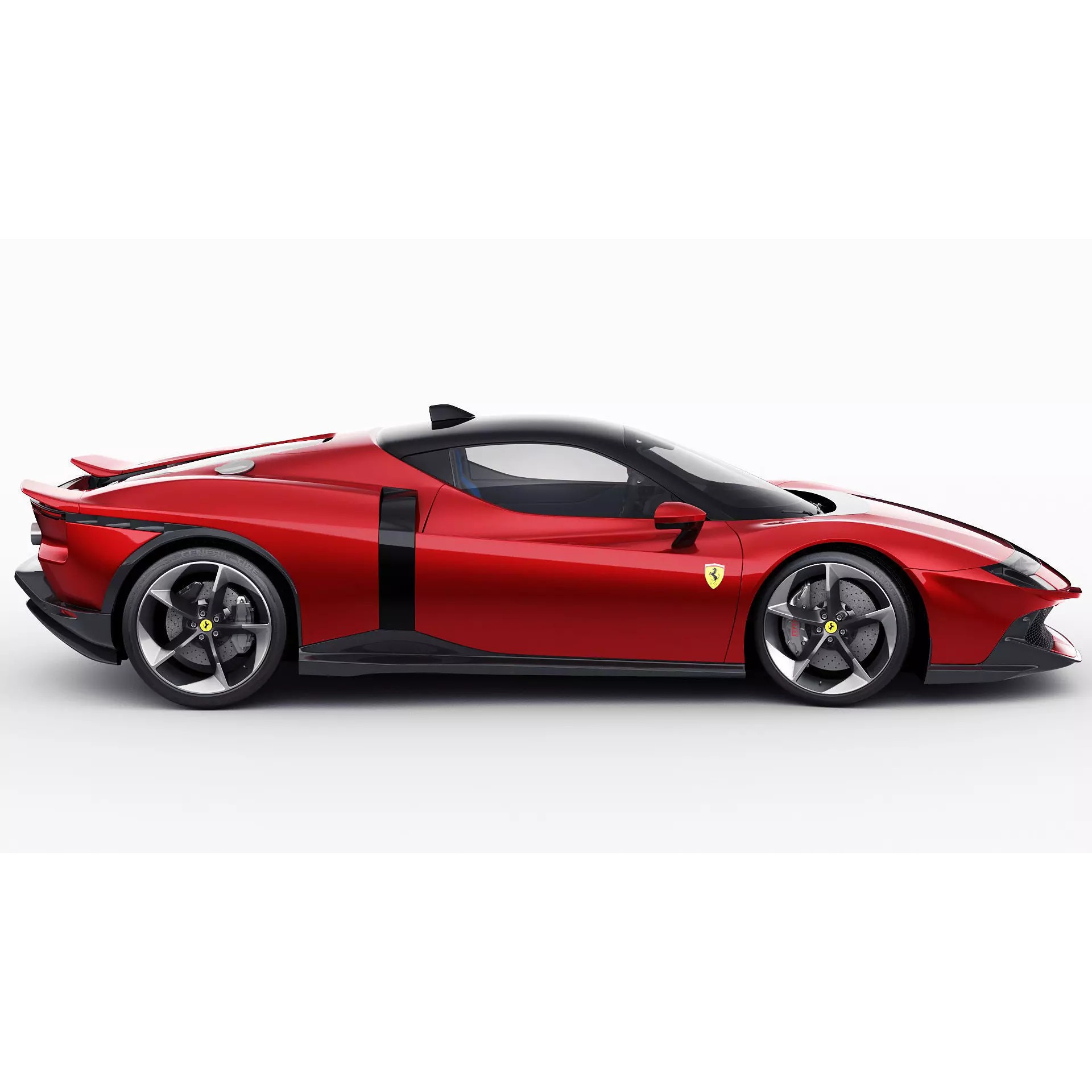 Ferrari 849 Testarossa - Detailed Game-Ready 3D Model - View 8