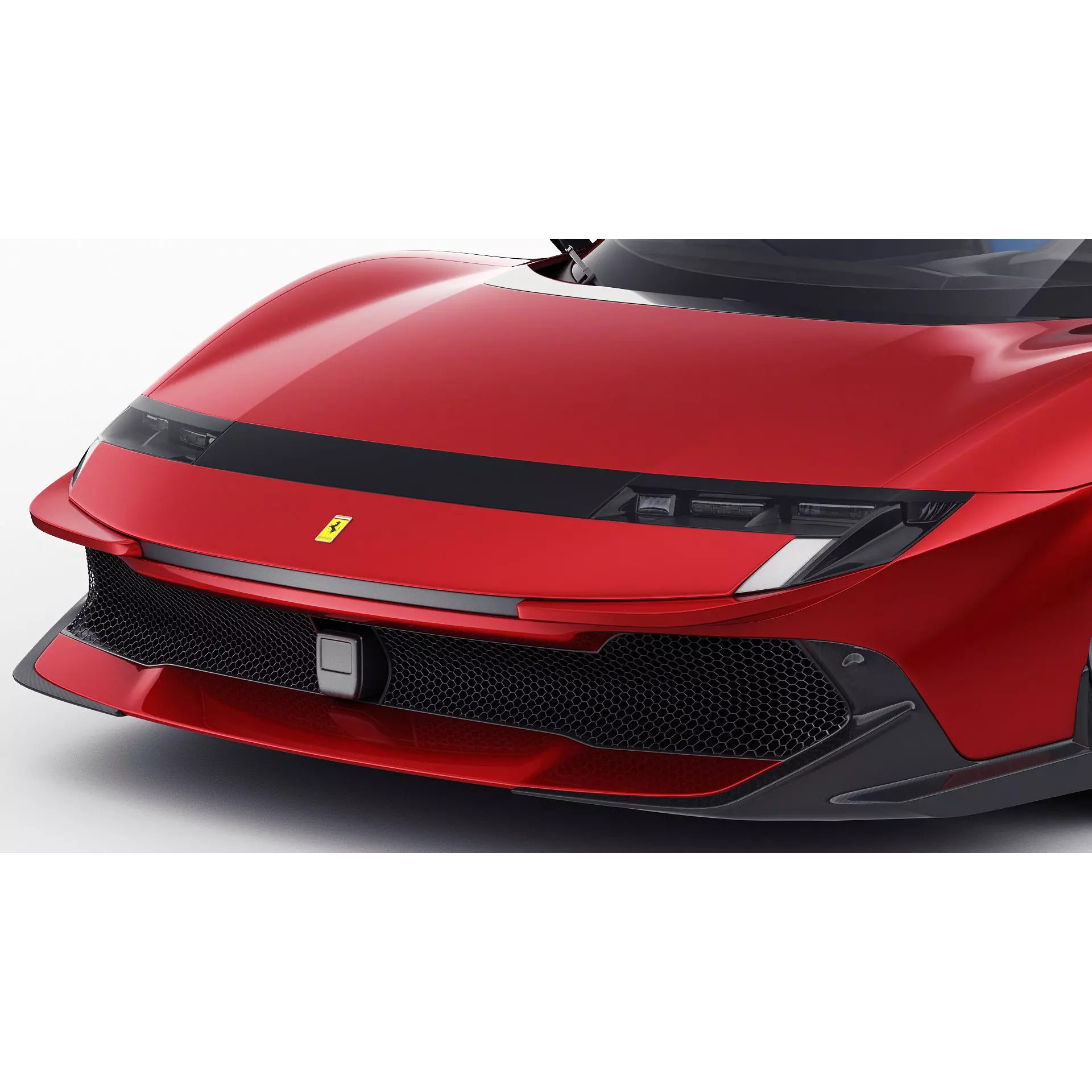 Ferrari 849 Testarossa - Detailed Game-Ready 3D Model - View 9