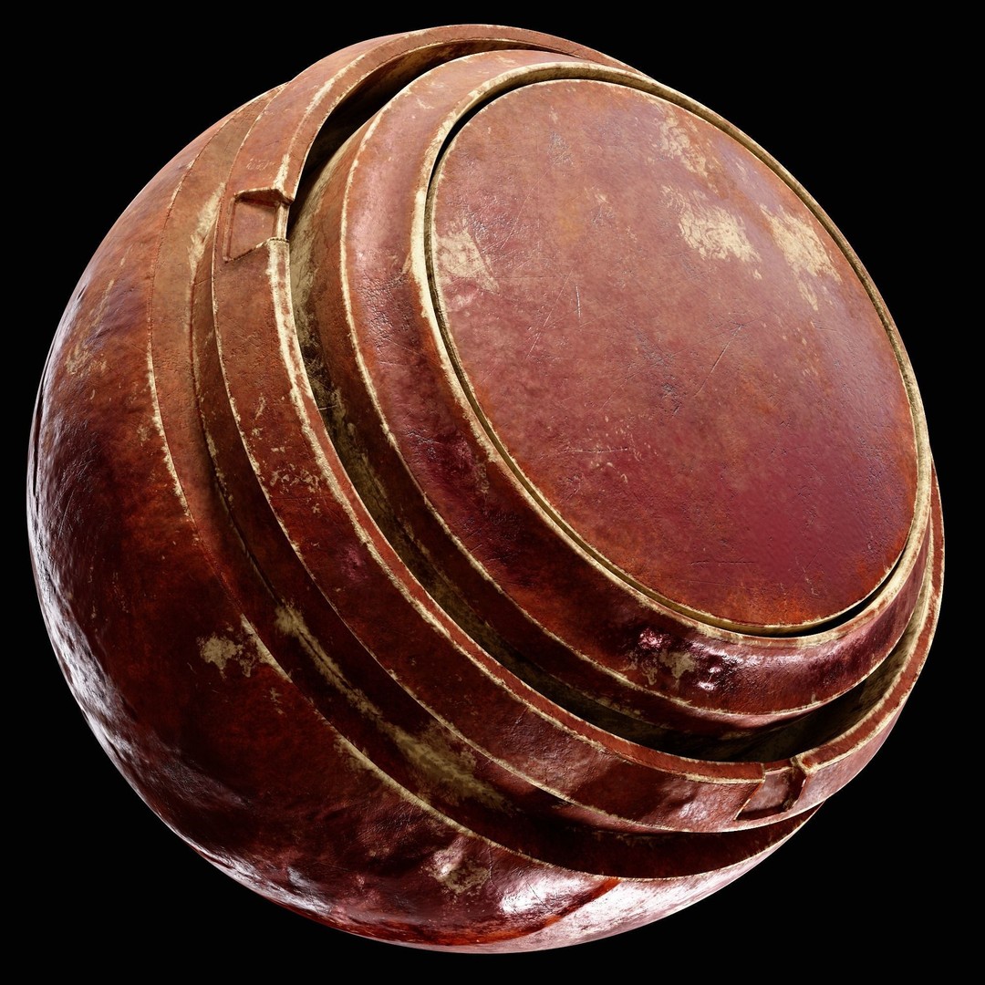 Rust Smart Materials 3D Model – 30 High-Quality Textures, SPSM