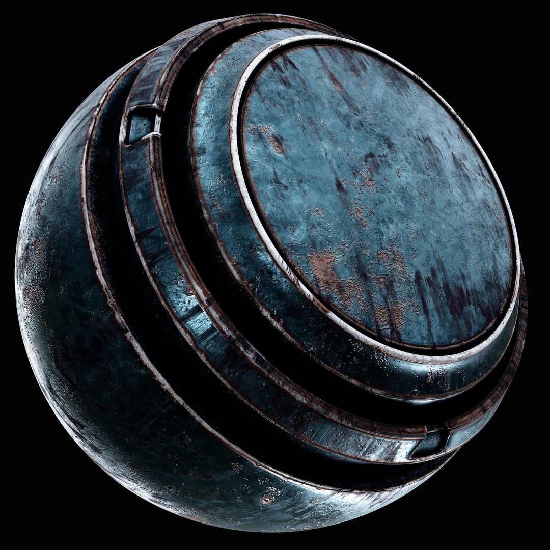 Rust Smart Materials 3D Model – 30 High-Quality Textures, SPSM - View 11