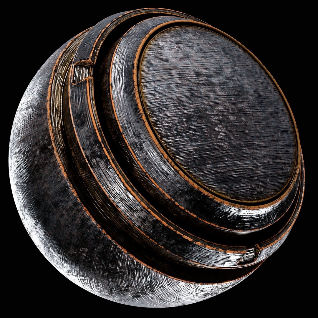 Rust Smart Materials 3D Model – 30 High-Quality Textures, SPSM - View 13
