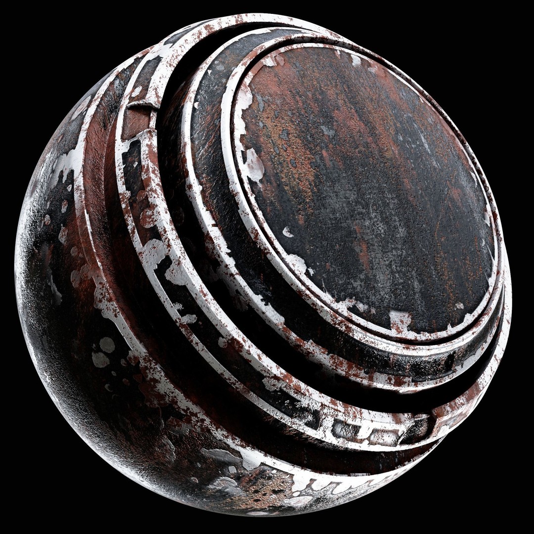 Rust Smart Materials 3D Model – 30 High-Quality Textures, SPSM - View 14