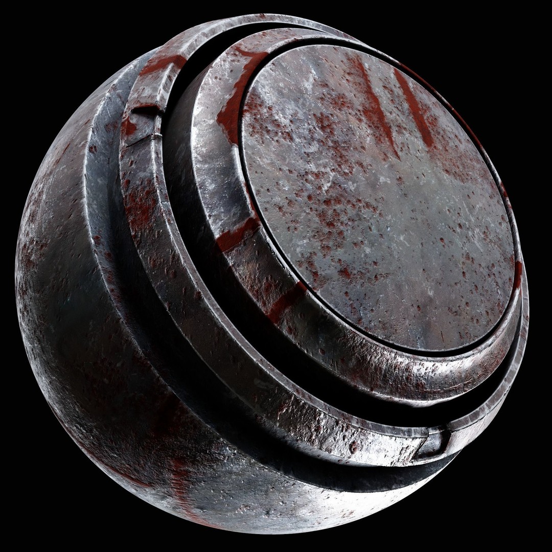 Rust Smart Materials 3D Model – 30 High-Quality Textures, SPSM - View 16