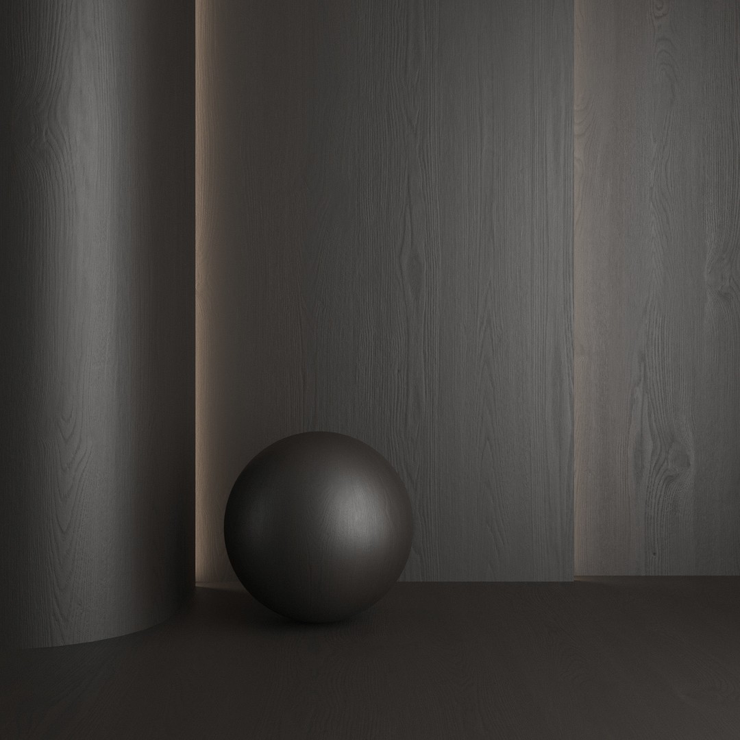 Oak Wood Material 3D Model – 7 Color Textures, PBR Formats - View 7