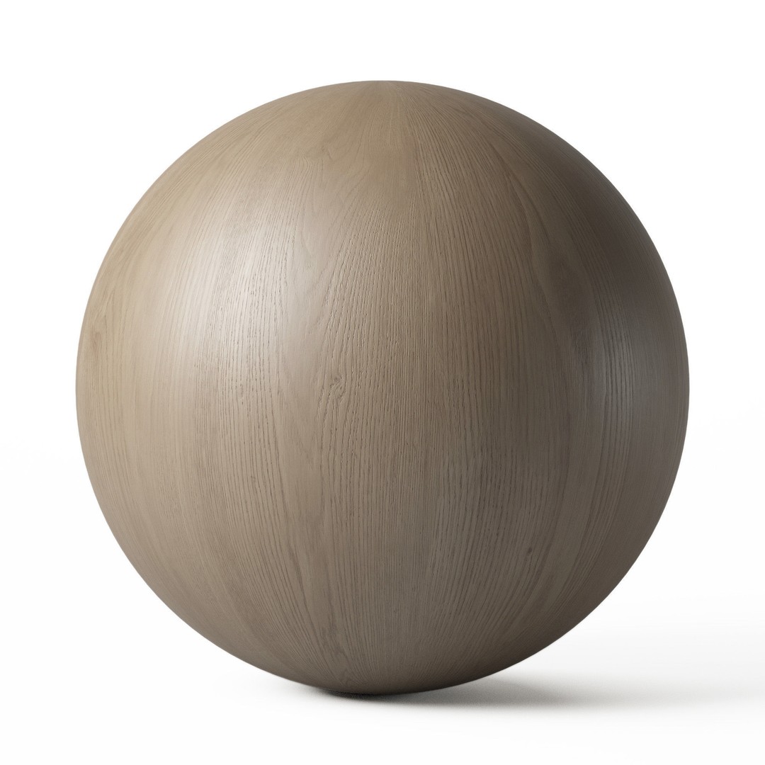 Oak Wood Material 3D Model – 7 Color Textures, PBR Formats - View 9