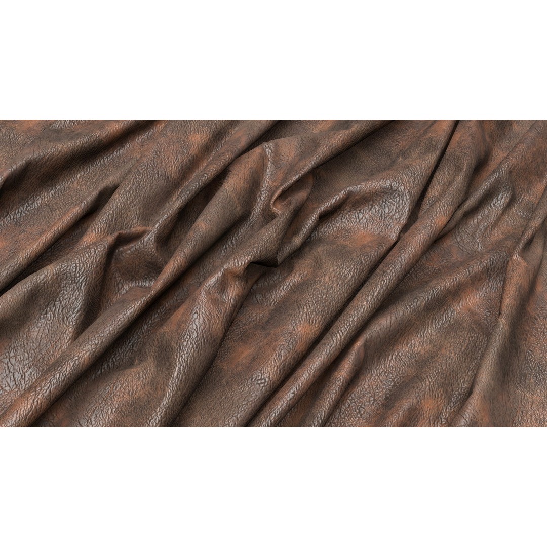 Leather PBR Texture 3D Model – 4K Seamless PNG Textures - View 11