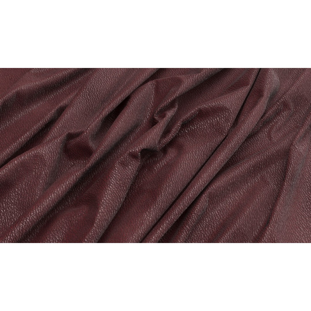 Leather PBR Texture 3D Model – 4K Seamless PNG Textures - View 4