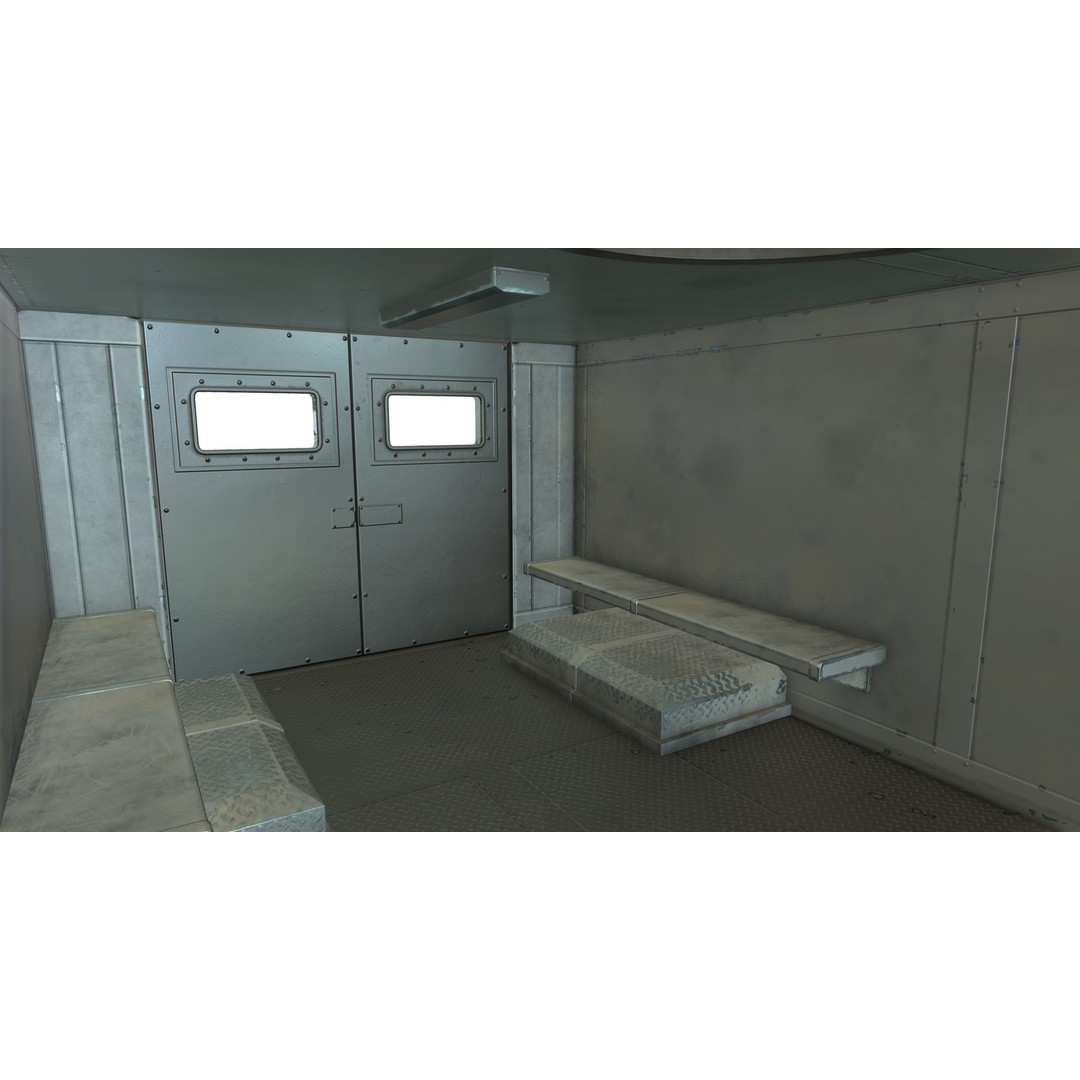 SWAT Van 3D Model – Low Poly Game Ready Asset with PBR Textures - View 31