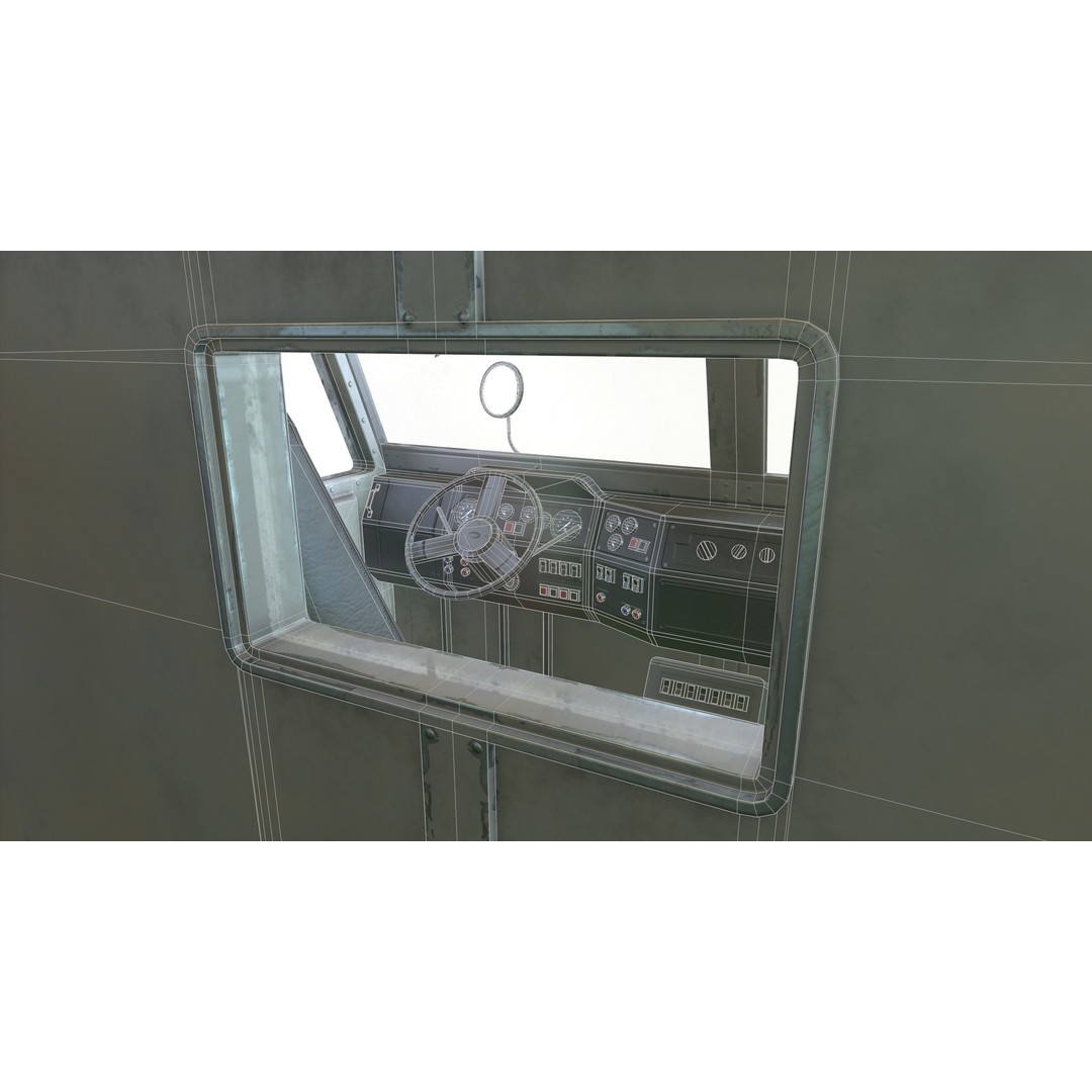 SWAT Van 3D Model – Low Poly Game Ready Asset with PBR Textures - View 34