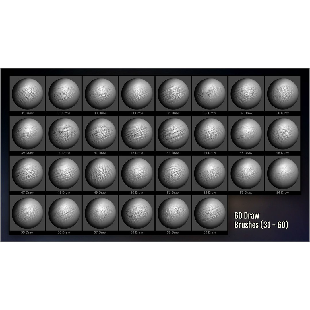 Wood and Bark 3D Model – ZBrush Brushes, Alphas & Patterns - View 12