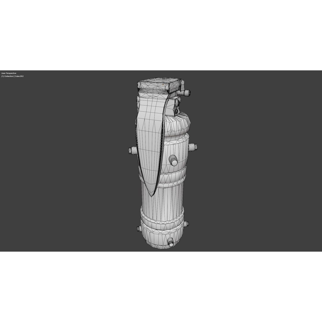 Smoke Grenade 3D Model – Realistic Game Asset, PBR Textures, FBX - View 18