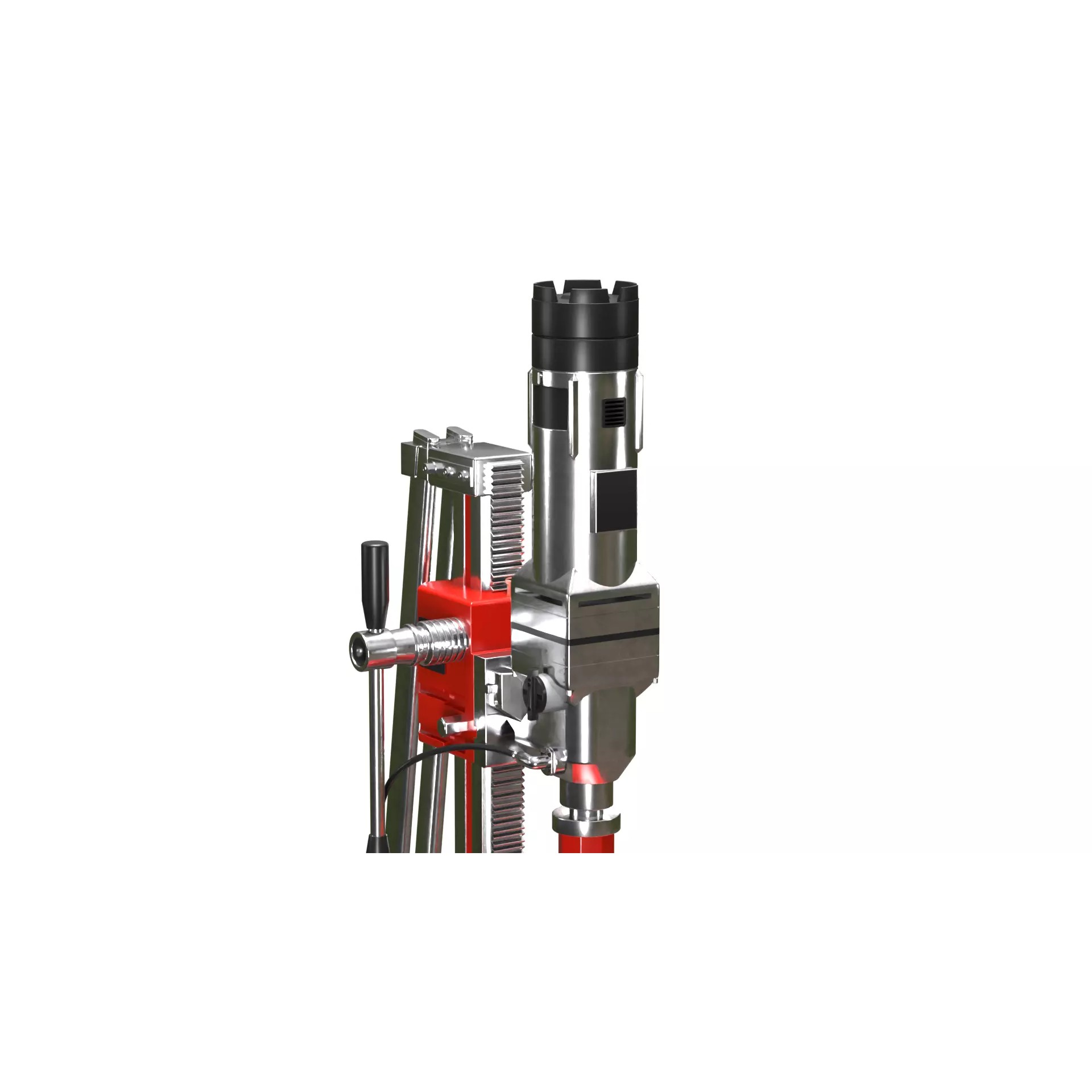 Concrete Diamond Core Cutting Drill Machine - Game-Ready 3D Model - View 11