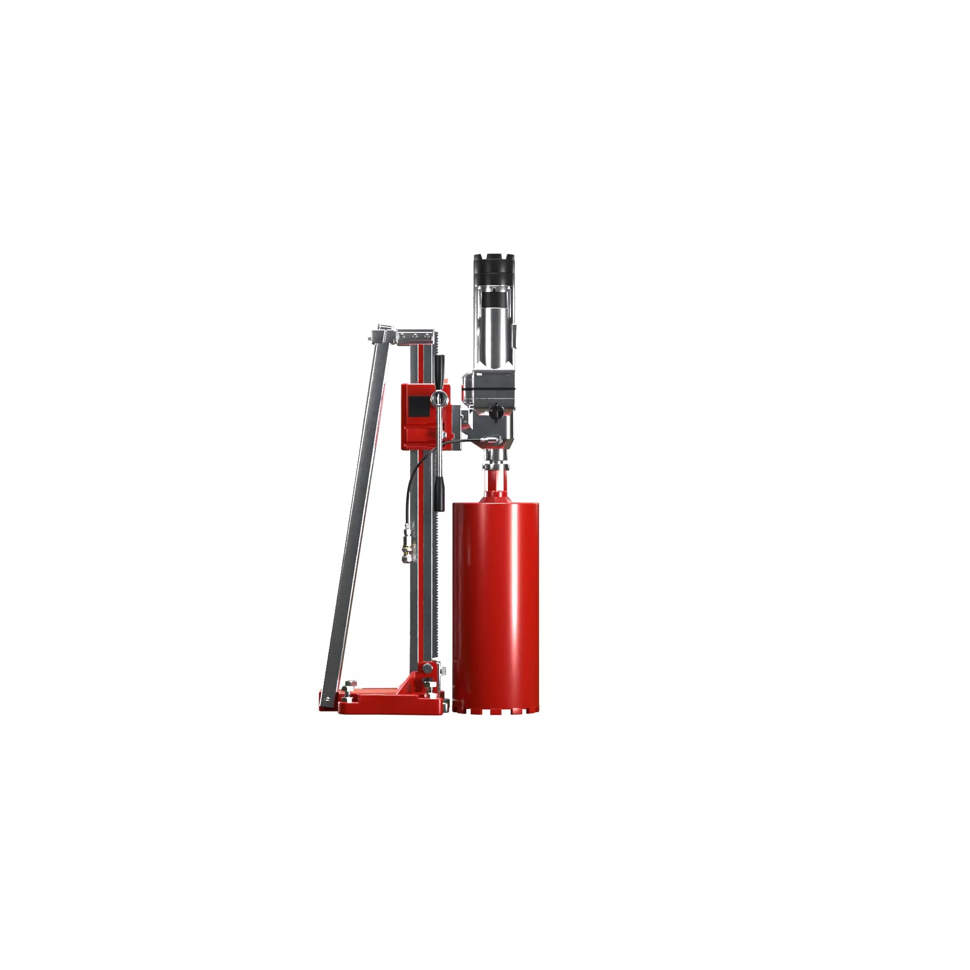 Concrete Diamond Core Cutting Drill Machine - Game-Ready 3D Model - View 4