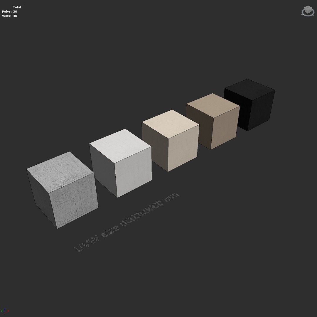 Concrete Ceiling 3D Model – PBR Architectural Texture, FBX, OBJ - View 10