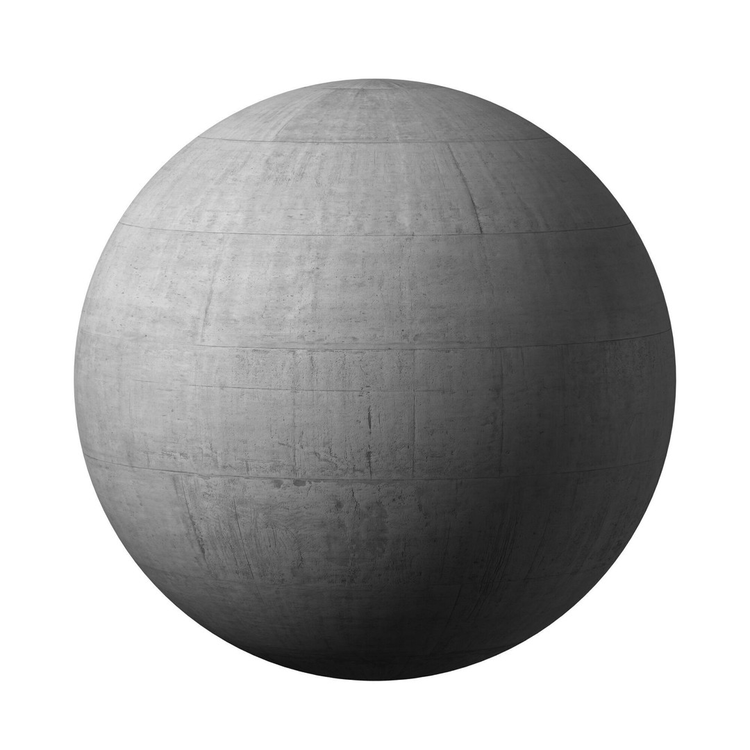 Concrete Ceiling 3D Model – PBR Architectural Texture, FBX, OBJ - View 3