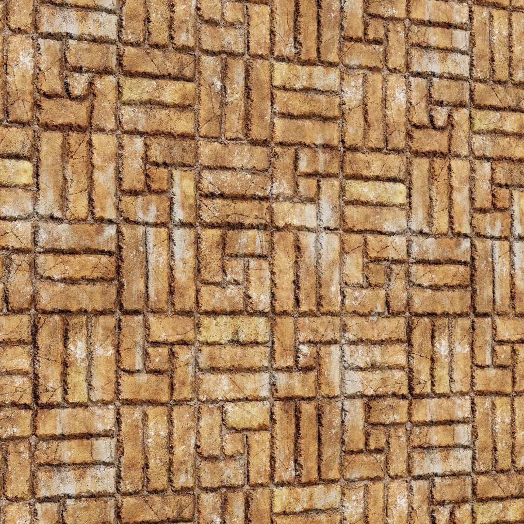 Brick Wall Texture Collection 3D Model – 8K PBR Textures for Archviz