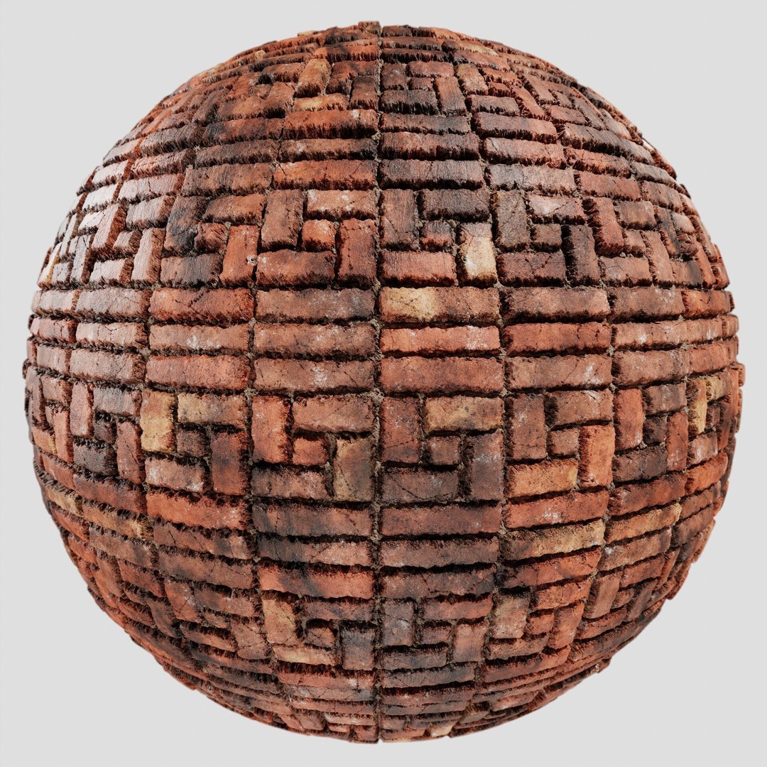 Brick Wall Texture Collection 3D Model – 8K PBR Textures for Archviz - View 11