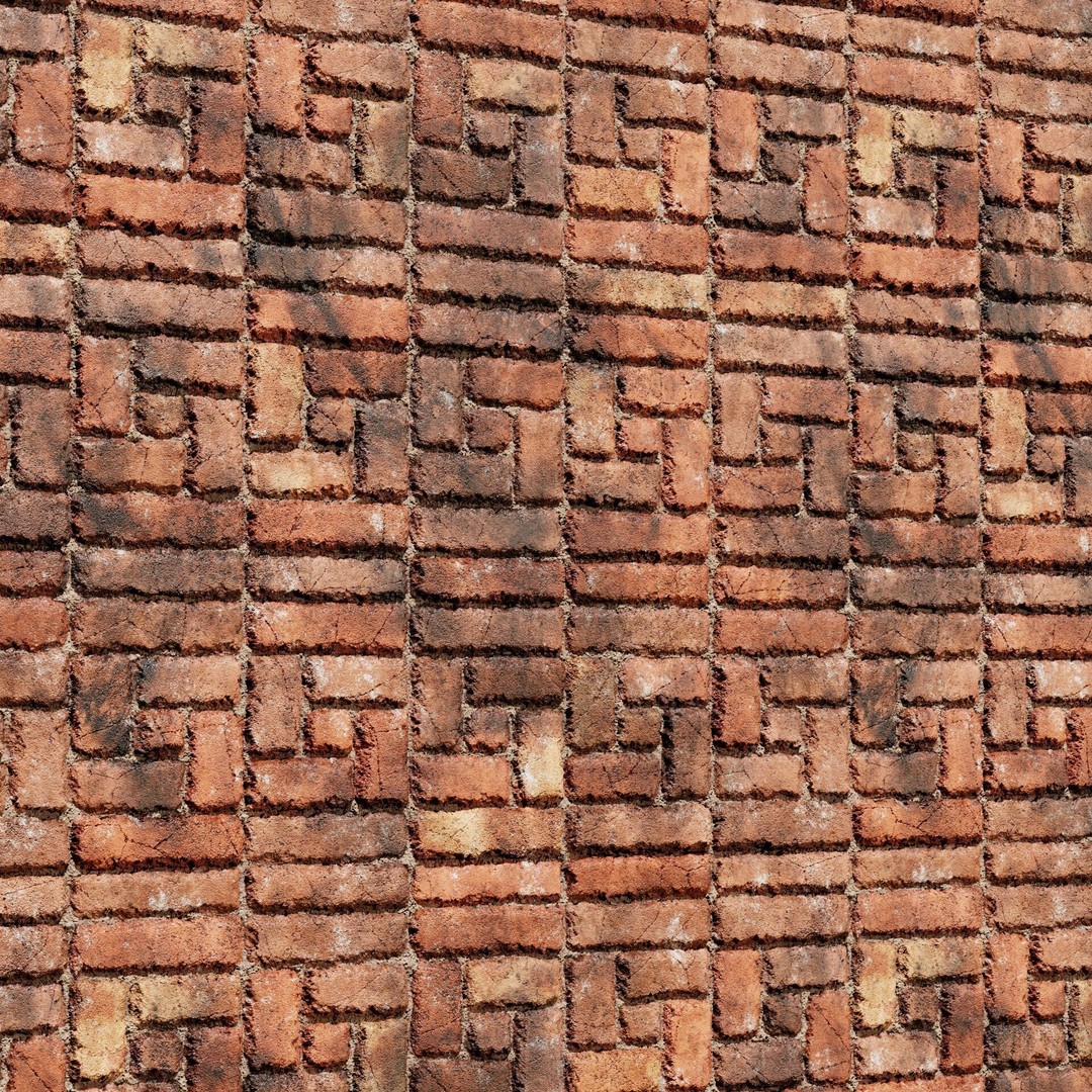 Brick Wall Texture Collection 3D Model – 8K PBR Textures for Archviz - View 12