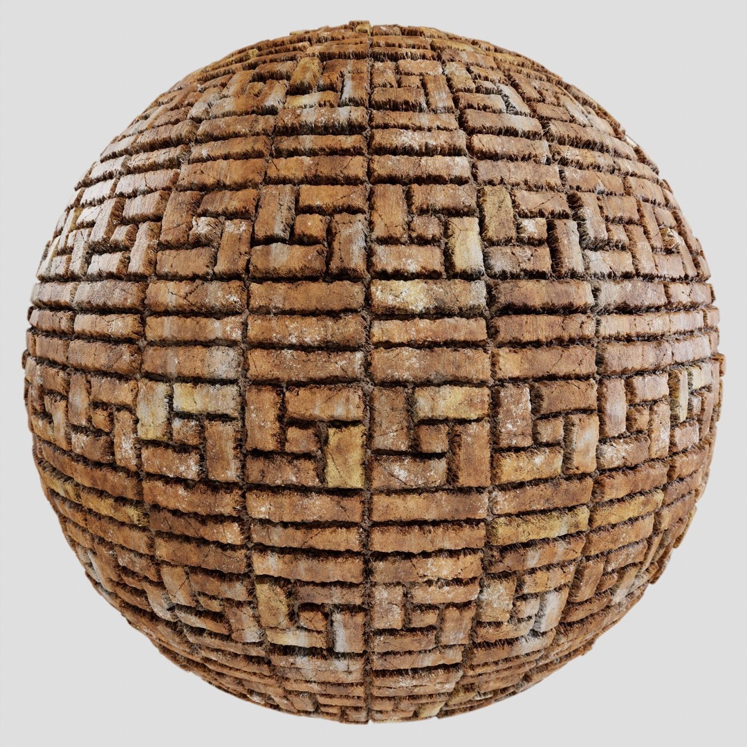 Brick Wall Texture Collection 3D Model – 8K PBR Textures for Archviz - View 13