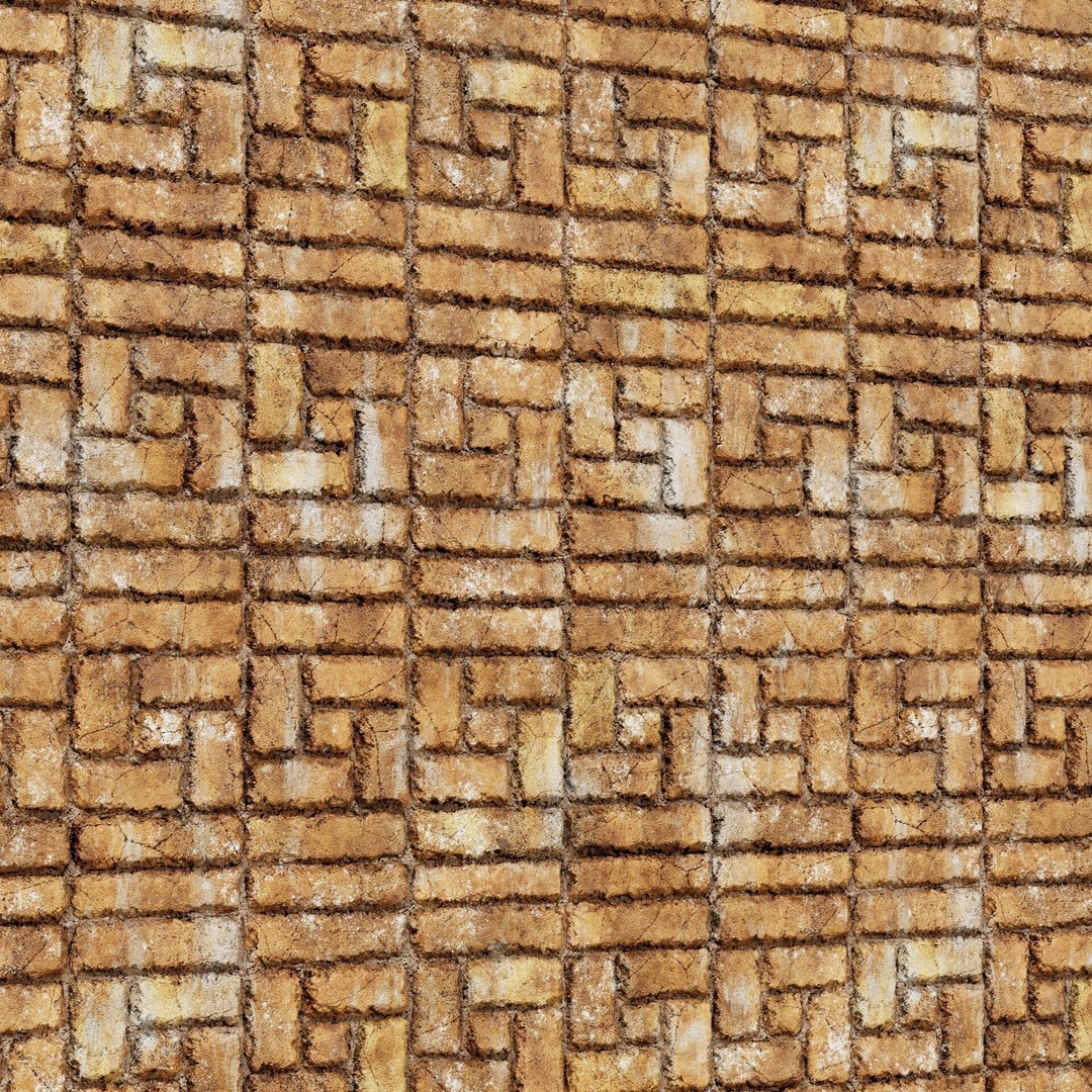 Brick Wall Texture Collection 3D Model – 8K PBR Textures for Archviz - View 14