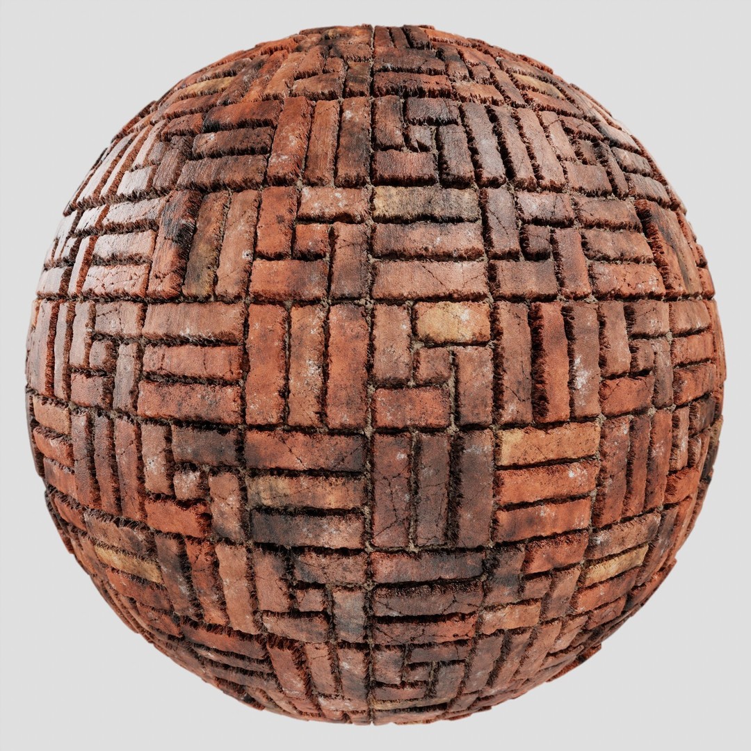 Brick Wall Texture Collection 3D Model – 8K PBR Textures for Archviz - View 17