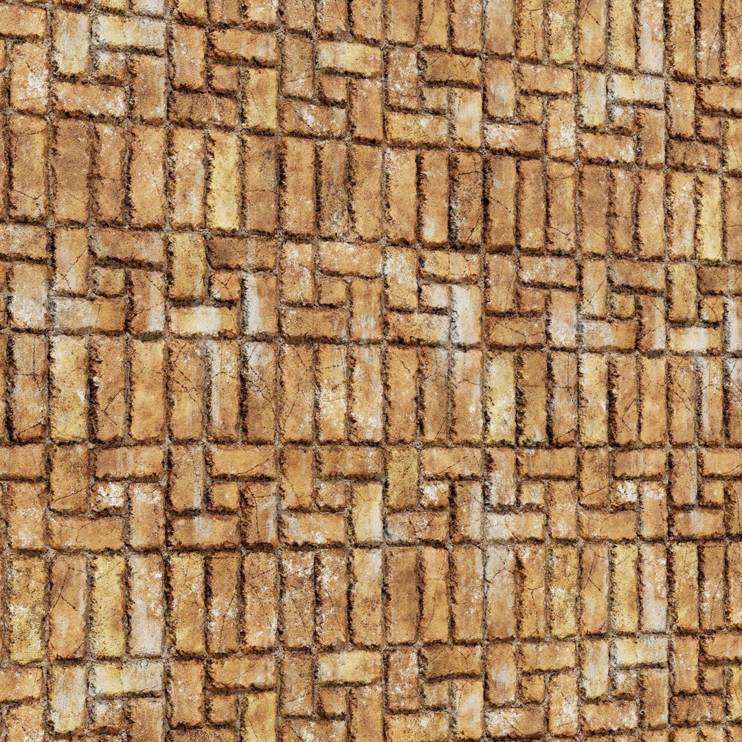 Brick Wall Texture Collection 3D Model – 8K PBR Textures for Archviz - View 8