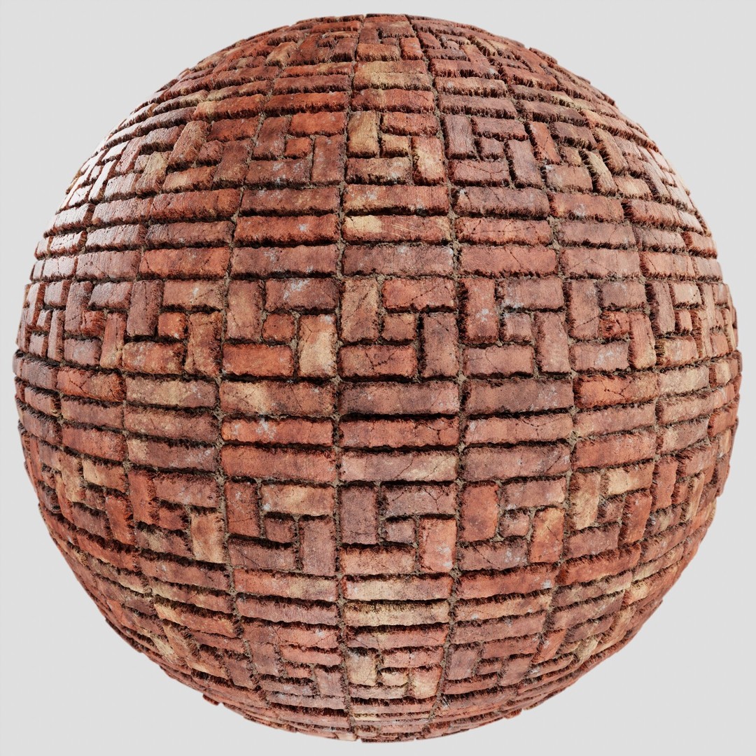 Brick Wall Texture Collection 3D Model – 8K PBR Textures for Archviz - View 9