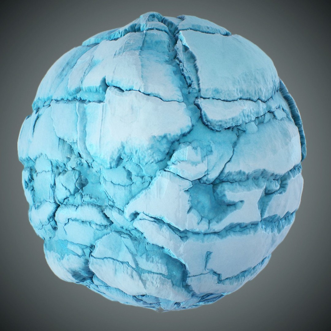 IceLand 3D Model – Stylized PBR Materials for Natural Textures - View 3