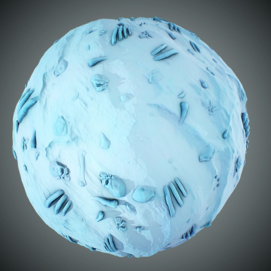 IceLand 3D Model – Stylized PBR Materials for Natural Textures - View 4