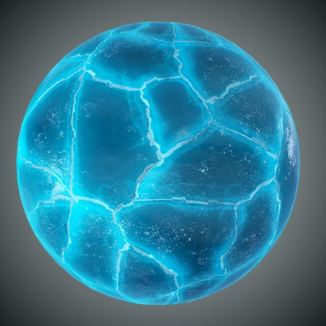 IceLand 3D Model – Stylized PBR Materials for Natural Textures - View 5