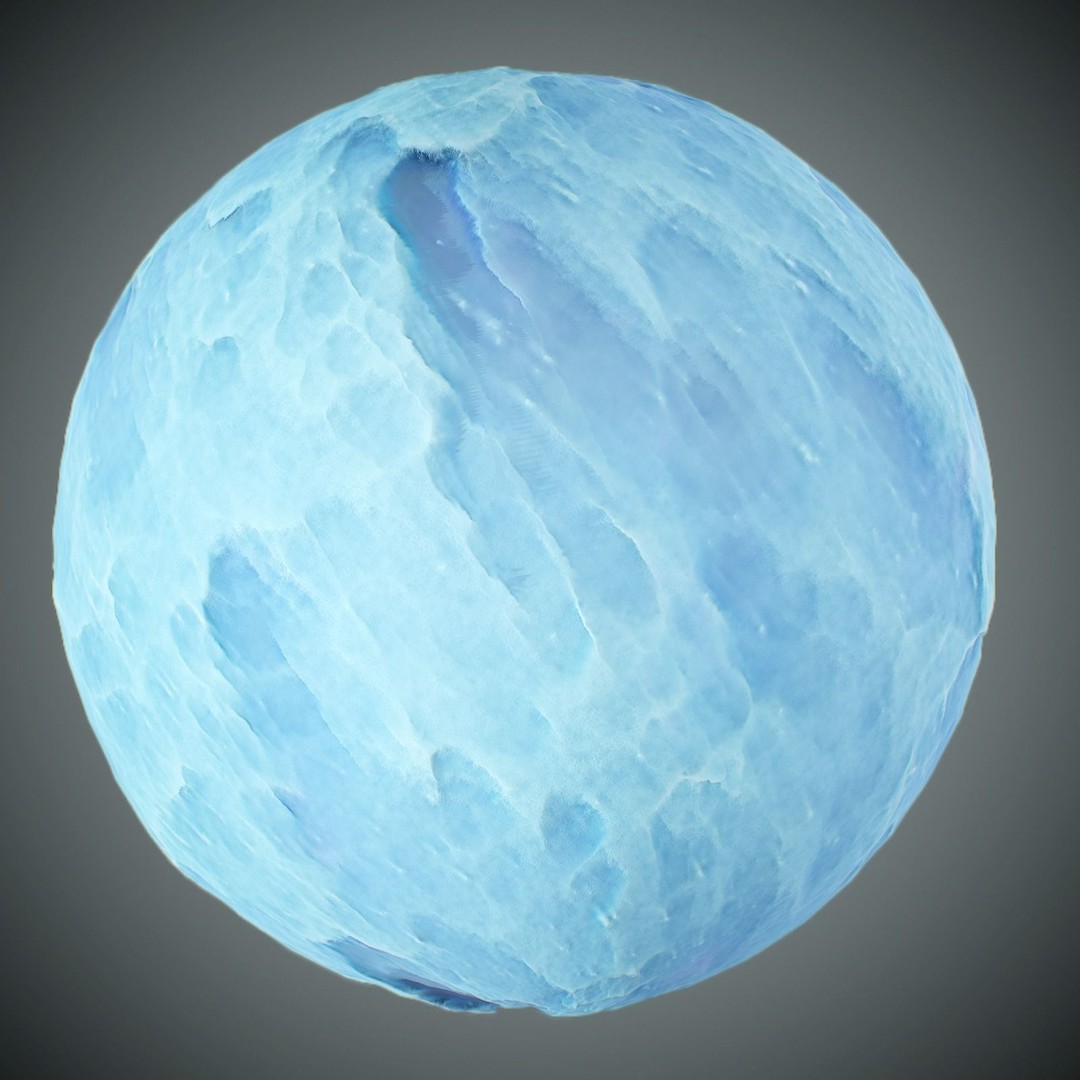 IceLand 3D Model – Stylized PBR Materials for Natural Textures - View 6