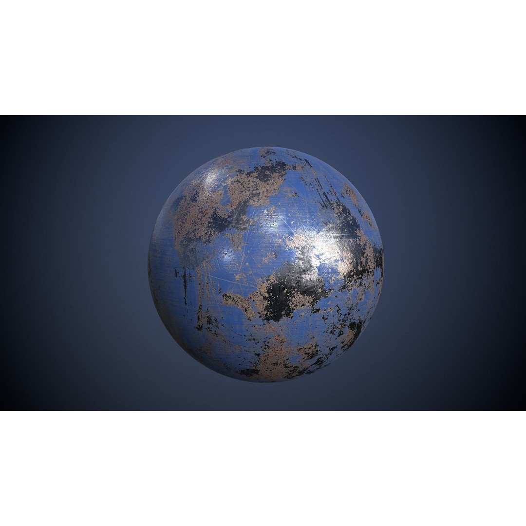 Post-Apocalyptic Environment Set 3D Model – PBR Textures, 25 Materials